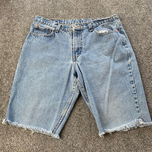 Vintage Jordache Jean Shorts Women's 15/16 Blue Denim Western Cowgirl Cut Off